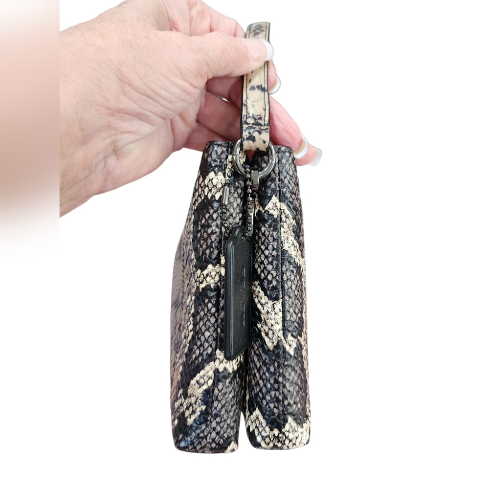 COACH Crosby Pieced Exotic Python Embossed Leather Crossbody Bag 37172 NWT - Picture 3 of 16